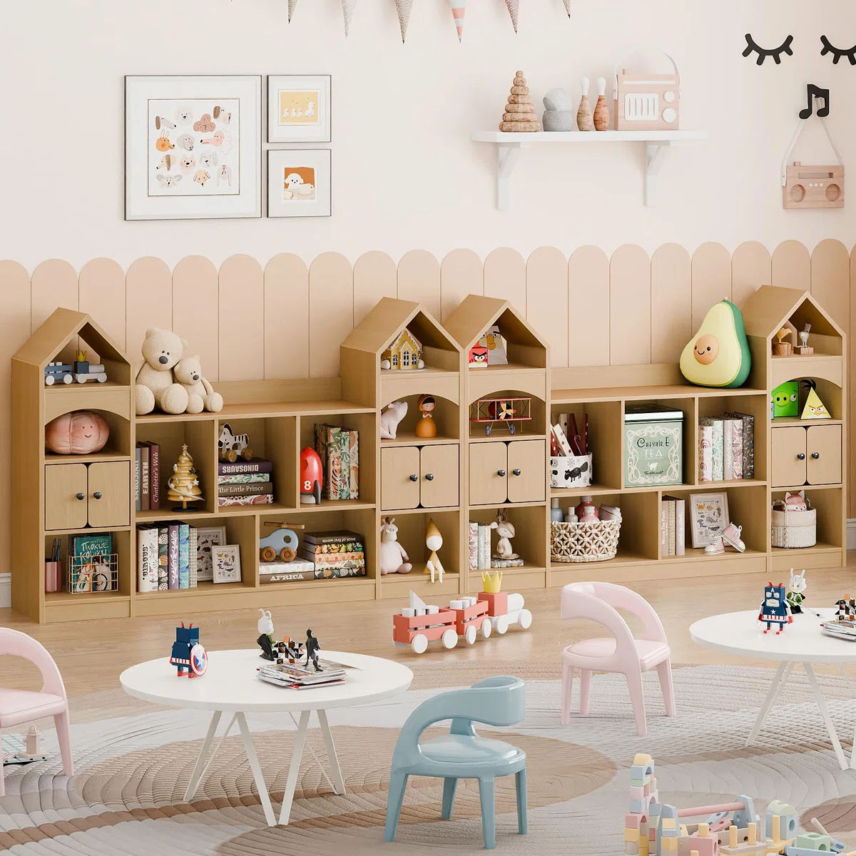 Bookcase And Toy Storage Organizer thumbnail 4